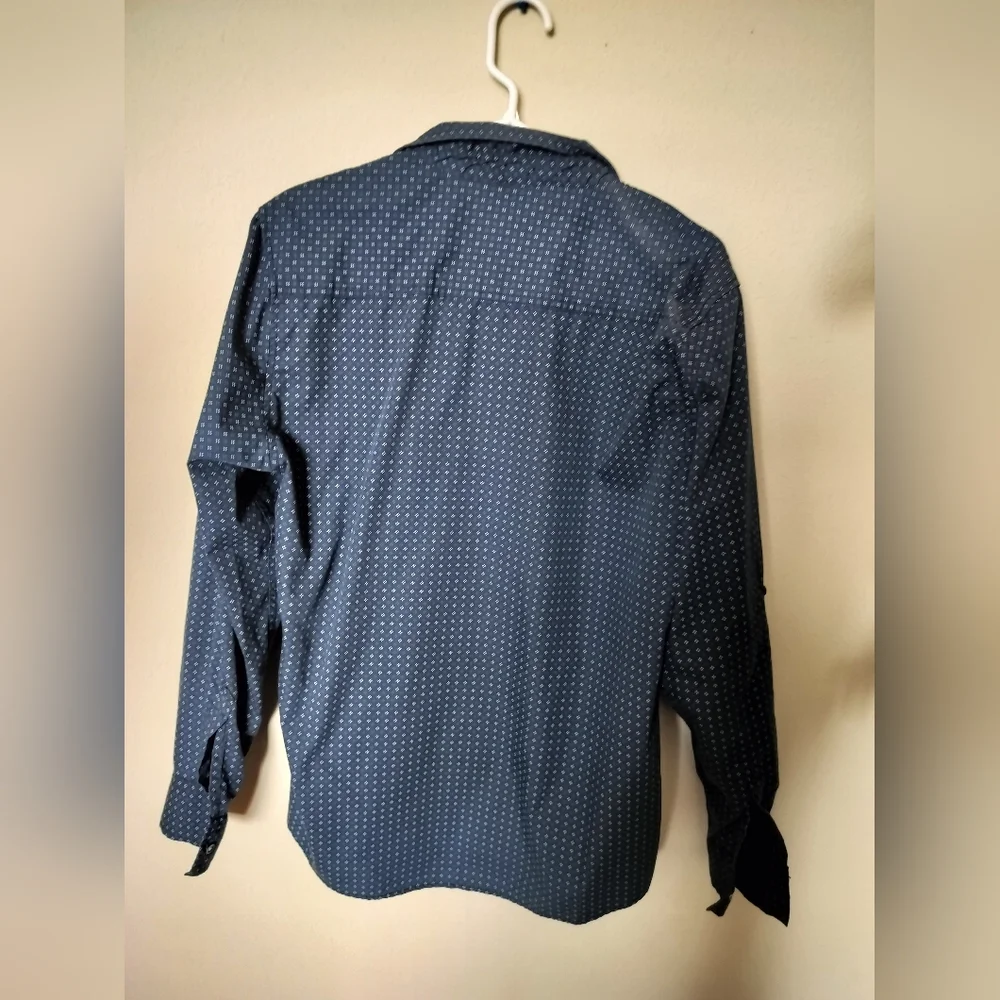 Men's eighty eight platinum shirt button down long sleeve size XL printed - Picture 4 of 4